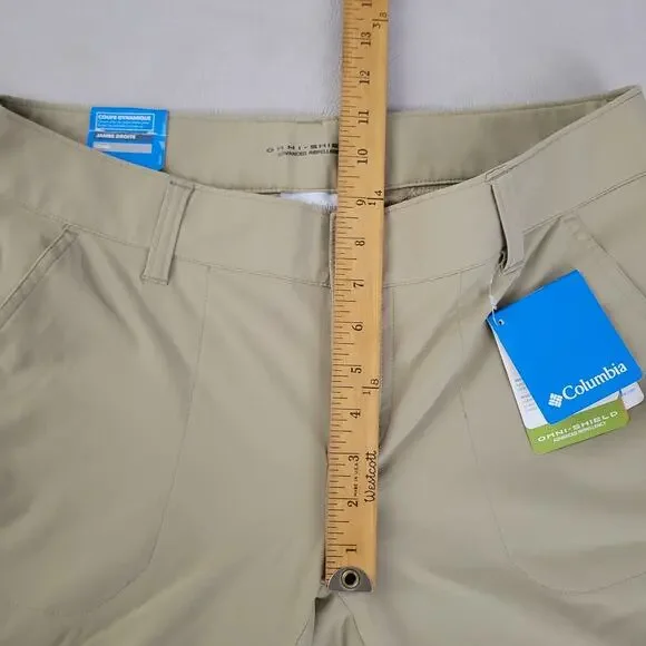 Columbia Womens Omni Shield Straight Leg Convertible Pants Active Fit 12 Long - Picture 6 of 13